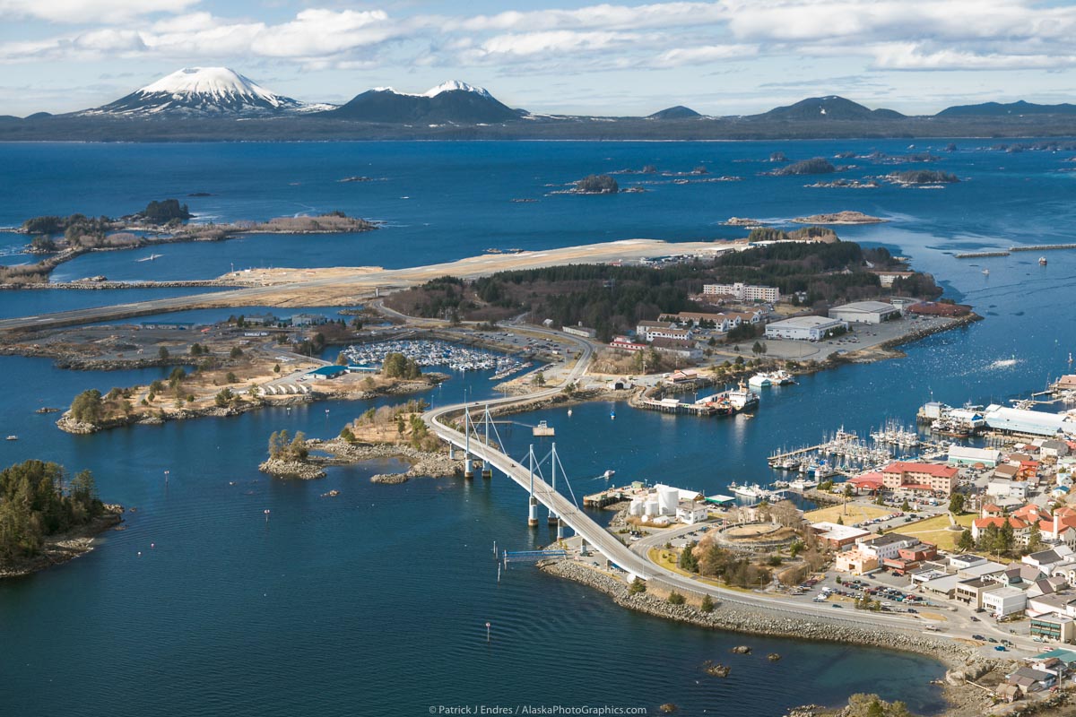 Aerial Of Sitka Alaska AlaskaPhotoGraphics