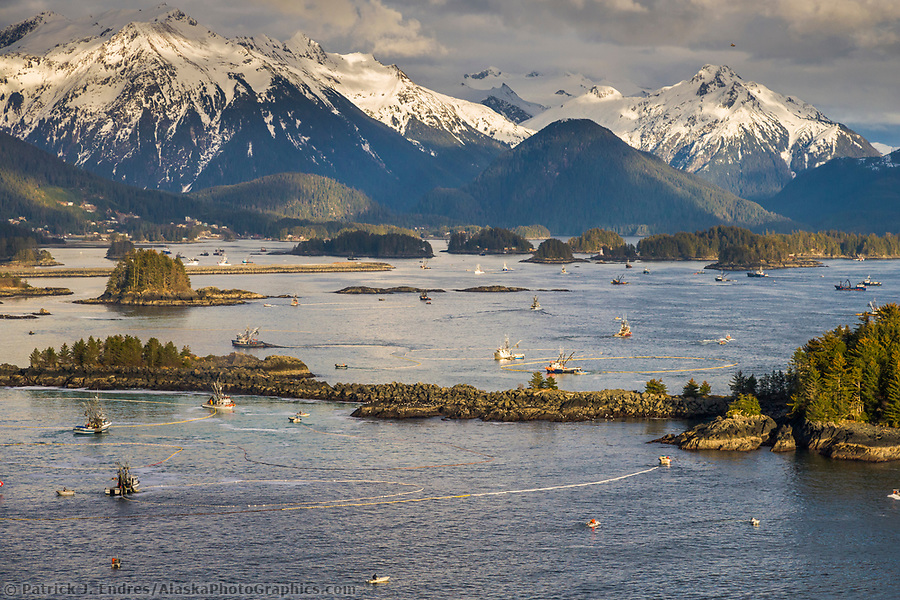 Commercial fishing photos of Alaska's coastal regions.